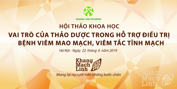 HỘI THẢO KHOA HỌC VAI TRÒ CỦA THẢO DƯỢC TRONG HỖ TRỢ ĐIỀU TRỊ BỆNH VIÊM MAO MẠCH, VIÊM TẮC TĨNH MẠCH